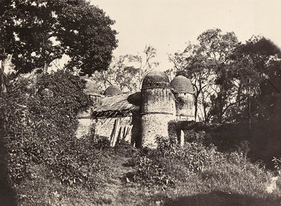Building an Empire in the Fascist age: Church of Enda Jesus at Makallè, 09/05/1936 (b/w photo) 作者 莫迪斯蒂诺·巴尔迪内蒂