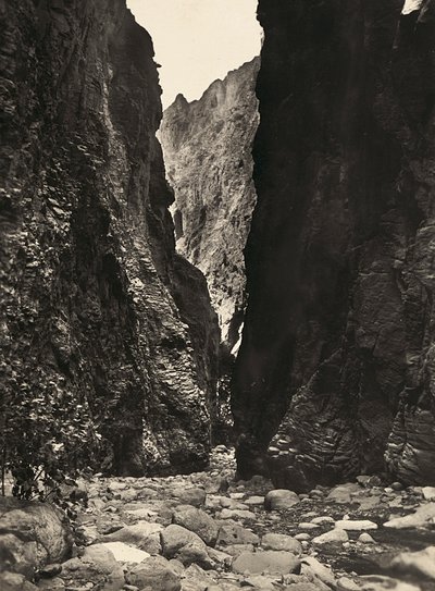 在法西斯时代建立一个帝国：恩德利的峡谷，1936年5月9日（黑白照片）。 作者 莫迪斯蒂诺·巴尔迪内蒂