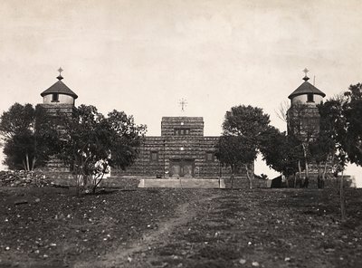 在法西斯时代建立一个帝国：阿斯马拉的阿比西尼亚教堂，1936年5月9日（黑白照片）。 作者 莫迪斯蒂诺·巴尔迪内蒂