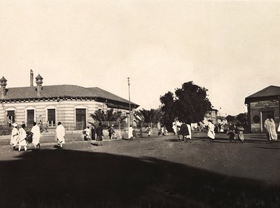 在法西斯时代建立一个帝国：阿斯马拉的电力公司，1936年5月9日（黑白照片）。 作者 莫迪斯蒂诺·巴尔迪内蒂