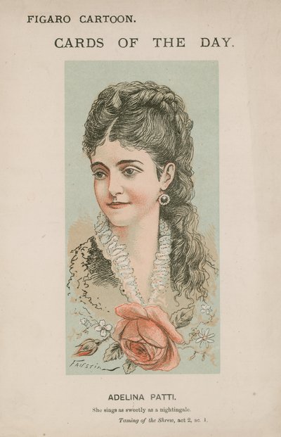 Adelina Patti，她像夜莺一样甜美地唱歌 作者 莫德斯托·福斯蒂尼