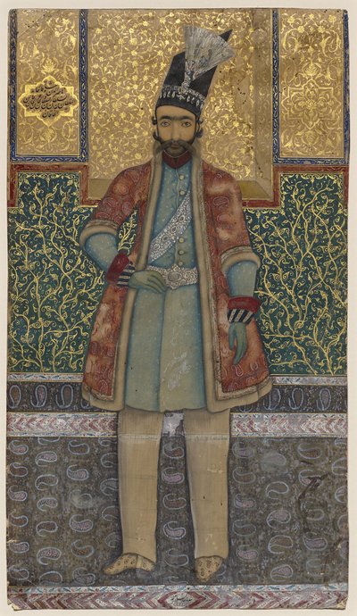 纳西尔-奥丁-沙阿肖像 作者 Mohammed (attr.to) Esfahani