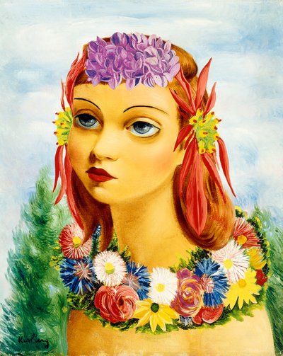 带花的女人 作者 莫伊斯·基斯林