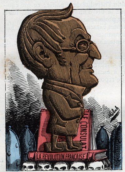 法兰西共和国总统阿道夫-梯也尔（1797-1877）的画像 作者 主宰