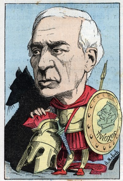 儒勒-巴特勒米-圣希莱尔（Saint-Hilaire）（1805 - 1895）肖像，法国博学者和政治家 作者 主宰