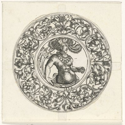 圆形叶片与露迪雅 作者 Monogrammist CG（杜茨兰）