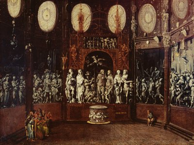 耶罗波安在异教神庙中 作者 Monsu Desiderio