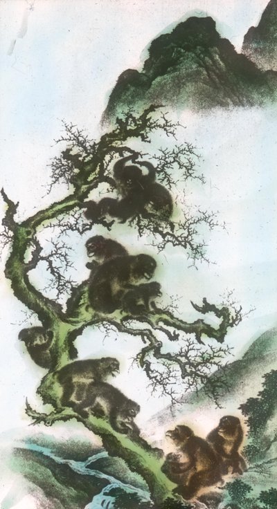 肢体上的猴子--17 世纪索森的画作 作者 森创泉