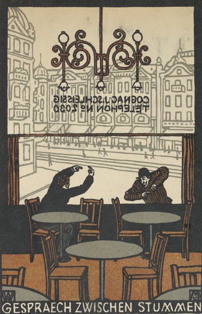 哑巴之间的对话 哑巴之间的对话，1907年。 作者 莫里茨荣格