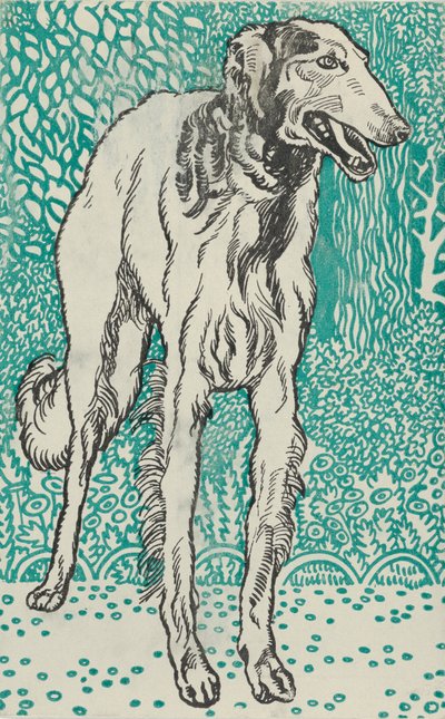 灰狗，1912年。 作者 莫里茨荣格