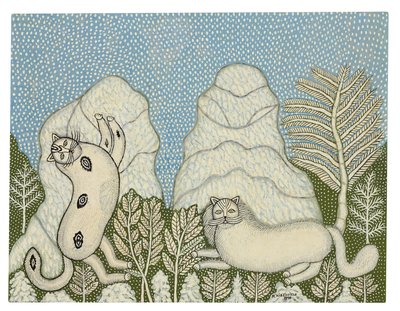 雪中的猫 作者 莫里斯·赫什菲尔德