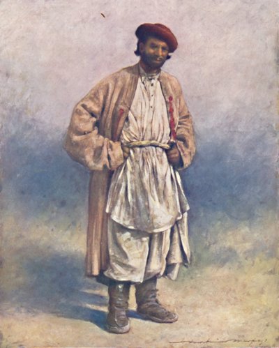 克什米尔的印度教山地牧羊人》，1903年 作者 莫蒂默·卢丁顿·门佩斯