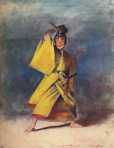 一个演员》，约1887年，1901年 作者 莫蒂默·卢丁顿·门佩斯