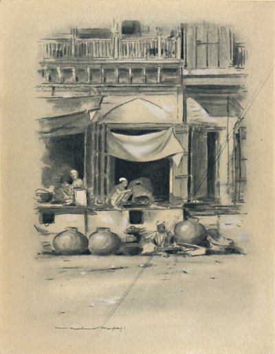 1903年在德里的集市 作者 莫蒂默·卢丁顿·门佩斯