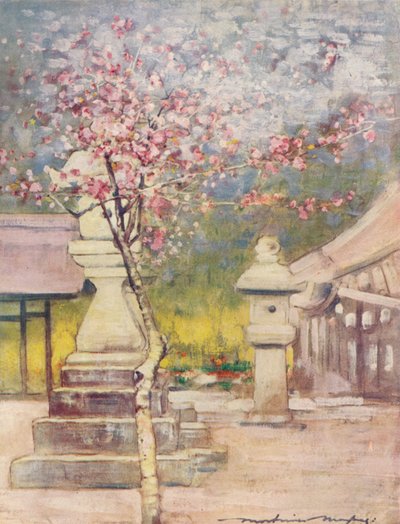 桃花"，约1887年，1901年 作者 莫蒂默·卢丁顿·门佩斯