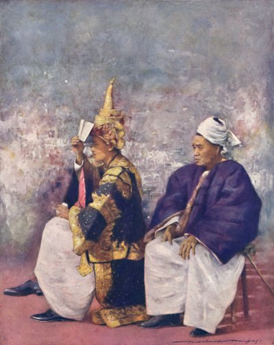掸族首领观看杜尔巴》，1903年 作者 莫蒂默·卢丁顿·门佩斯