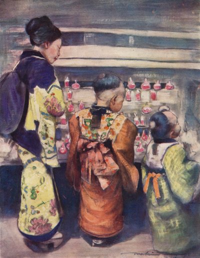 糖水摊"，约1887年，1901年 作者 莫蒂默·卢丁顿·门佩斯
