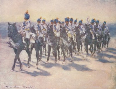 1903年，在杜巴的皇家军校学生军团 作者 莫蒂默·卢丁顿·门佩斯