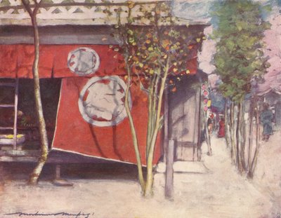 红色帷幕》，约1887年，1901年 作者 莫蒂默·卢丁顿·门佩斯