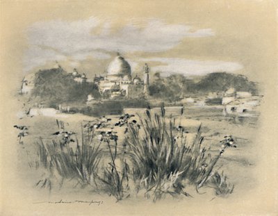 阿格拉的泰姬陵》，1903年 作者 莫蒂默·卢丁顿·门佩斯