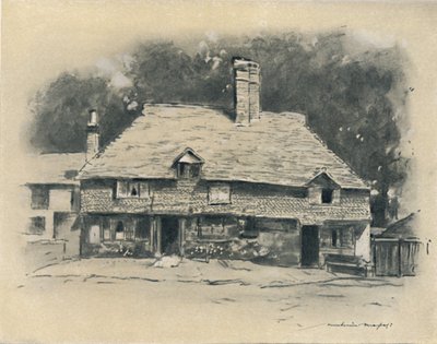 萨里的小屋，1903年 作者 Mortimer Ludington Menpes