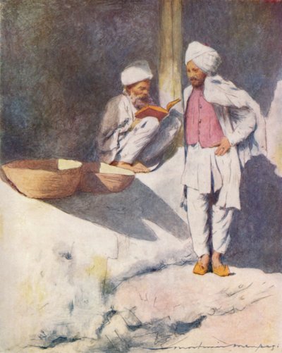 白沙武的博学之人，1905年 作者 Mortimer Ludington Menpes