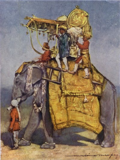 所有装饰的州象（彩色石版画） 作者 Mortimer Ludington Menpes