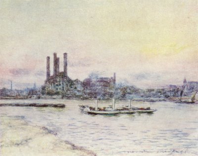 从巴特西桥 作者 Mortimer Ludington Menpes