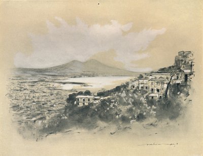 那不勒斯和海湾，1903年 作者 Mortimer Ludington Menpes