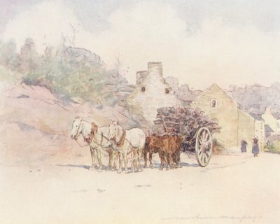 在通往班纳莱克的路上（彩色石印版） 作者 Mortimer Ludington Menpes