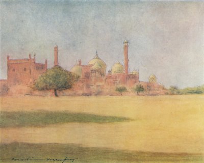 圣母清真寺（Jumna Masjid），1905年 作者 Mortimer Ludington Menpes