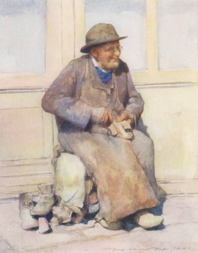 乡村鞋匠》（彩色印刷版） 作者 Mortimer Ludington Menpes