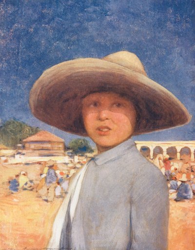世界儿童：墨西哥，一个墨西哥男孩》（彩色石印版） 作者 Mortimer Ludington Menpes