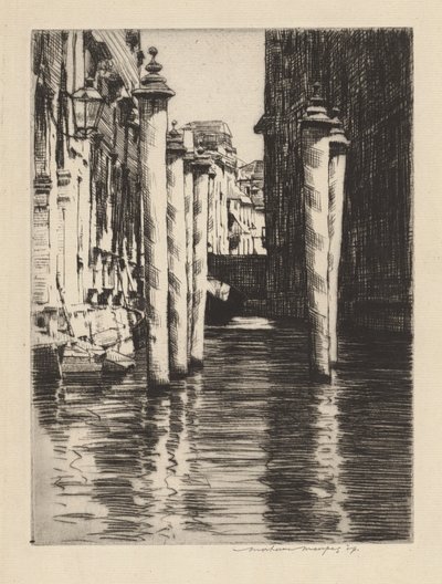 威尼斯窄运河 作者 Mortimer Menpes