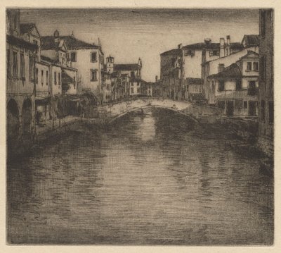 威尼斯运河一侧 作者 Mortimer Menpes