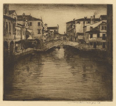 威尼斯运河一侧 作者 Mortimer Menpes