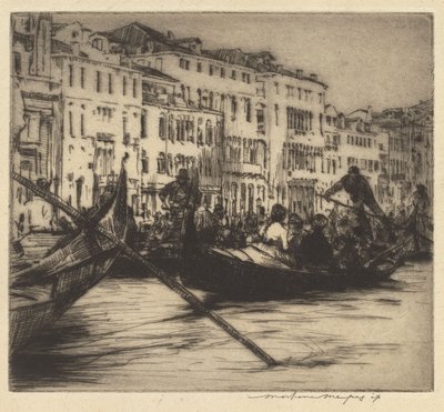 节日，威尼斯 作者 Mortimer Menpes