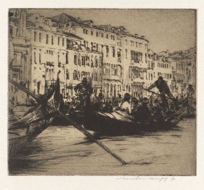 节日，威尼斯 作者 Mortimer Menpes