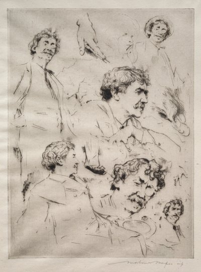 詹姆斯·麦克尼尔·惠斯勒。 作者 Mortimer Menpes
