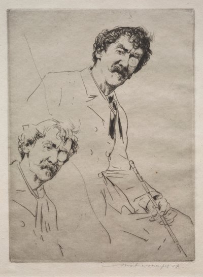 詹姆斯·麦克尼尔·惠斯勒。 作者 Mortimer Menpes