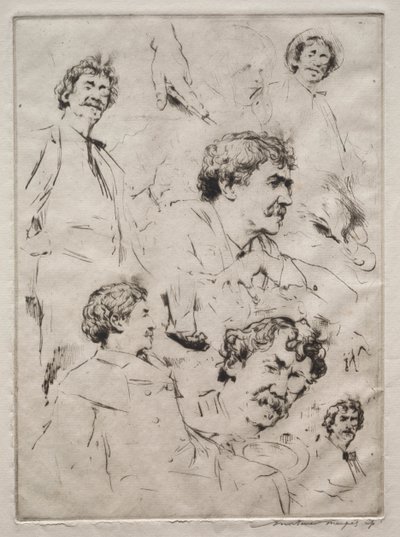 惠斯勒的六张面孔 作者 Mortimer Menpes