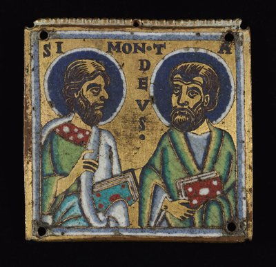 匾：西蒙和他达约，约1160年 作者 摩山学校