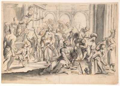 圣洛克斯发放施舍 作者 吉多·雷尼（Guido Reni）
