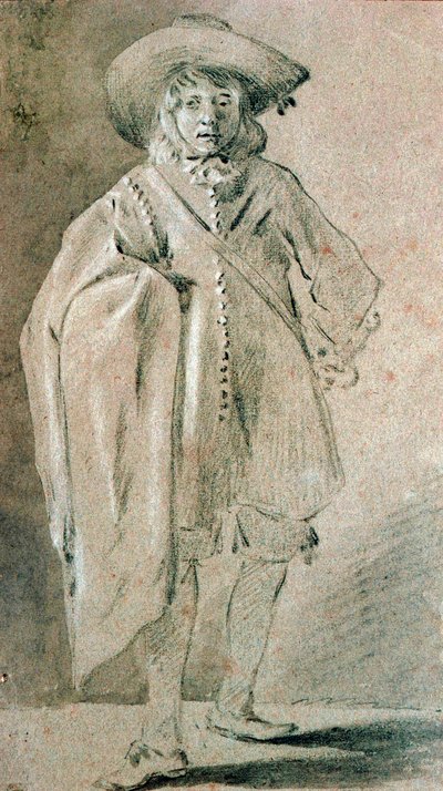 自画像，1660年代。 作者 摩西·特尔·博尔赫