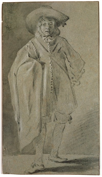 自画像，1660年代 作者 摩西·特尔·博尔赫