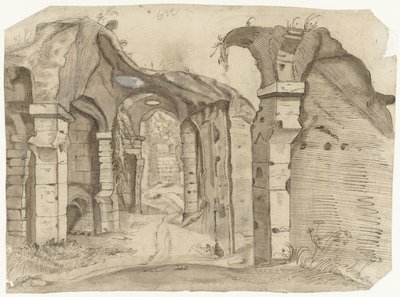 罗马斗兽场通道 作者 Moses ter Borch (人)