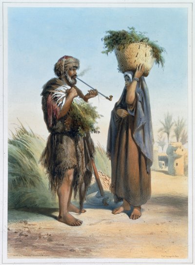 费拉的男人和女人，1848年 作者 穆耶龙