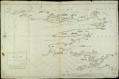 M. Mackenzie Sen 1775 年勘测和导航的爱尔兰西南海岸，从 Castle Haven 的 Staggs 到 Dursey I。 作者 默多克和鲍文·托马斯高级 (fl.1775) 麦肯齐
