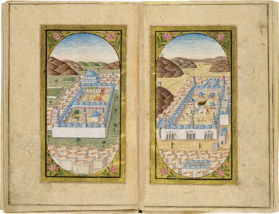 Al-Masjid al-Nabawi和Masjid al-Haram，1783年 作者 穆斯塔法·哈利米