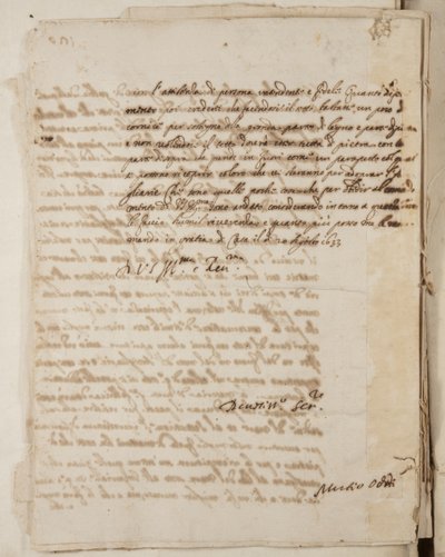 乌尔比诺及其他人的Mutio Oddi的绘画作品集，第120页，第1635-40页（装订卷纸上的钢笔和墨水） 作者 穆齐奥·奥迪